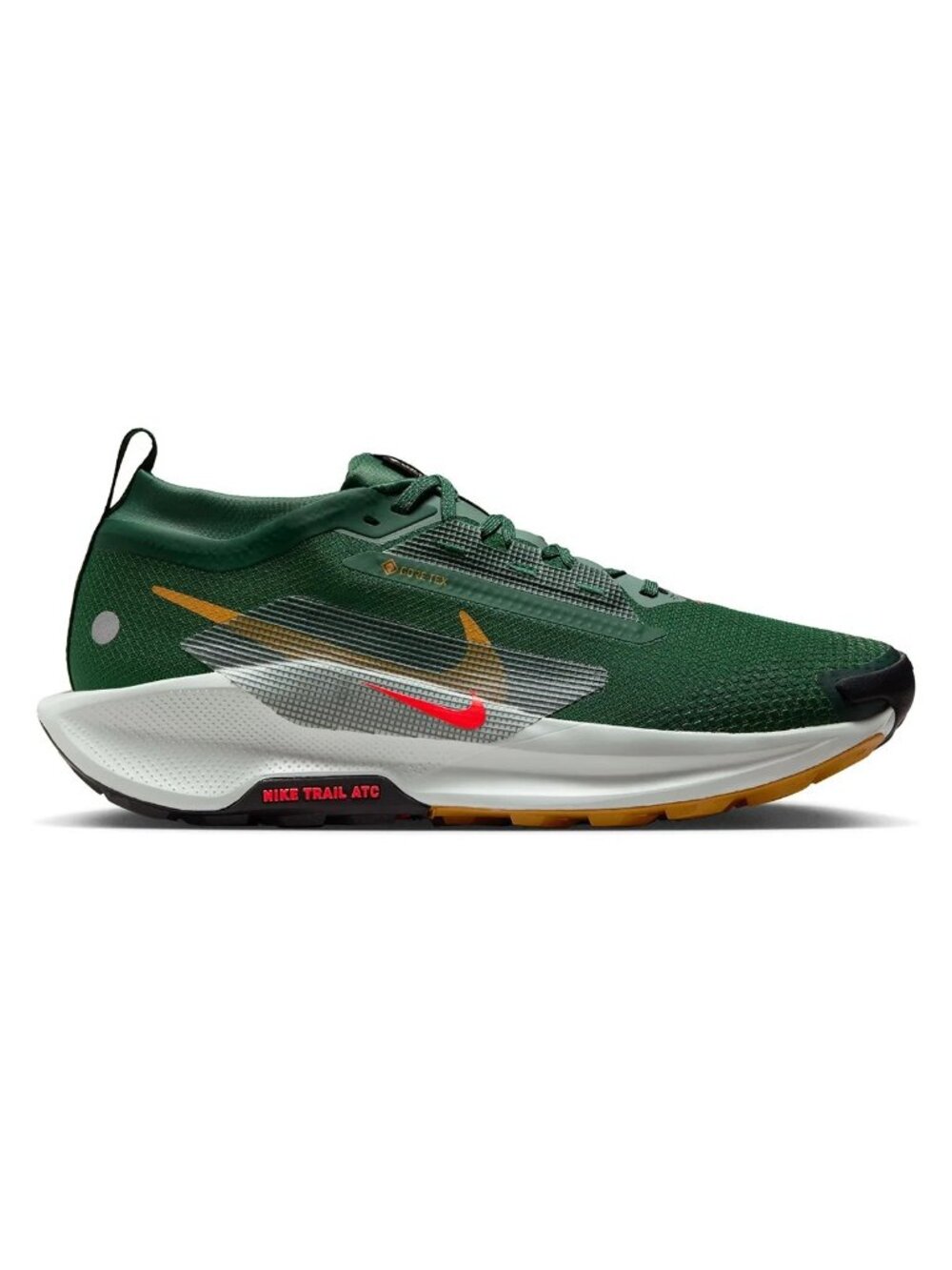 Nike Pegasus Trail 5 GTX Gore-Tex Sz 9.5 Men Running Shoes Green FQ0908-301 NEW